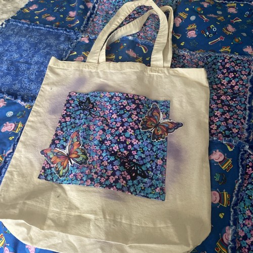 Rag Lap Quilt With Piggy And Tote Bag - Picture 6 of 6