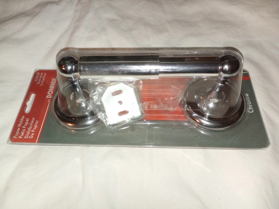 CSI Donner Yorkshire Double Post Toilet Paper Holder in Chrome 5308CH - Image 4 of 4