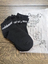 Calabasas by Kanye West, Men's Black Ankle Socks, 5 Pairs