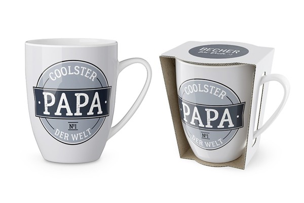 La Vida Becher FüR Dich Mit Botschaft Tasse Aus Porzellan Coolster Papa Der Welt-image