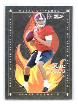2021 SkyBox Metal Universe Champions #BF-13 Mac Jones Blast Furnace
