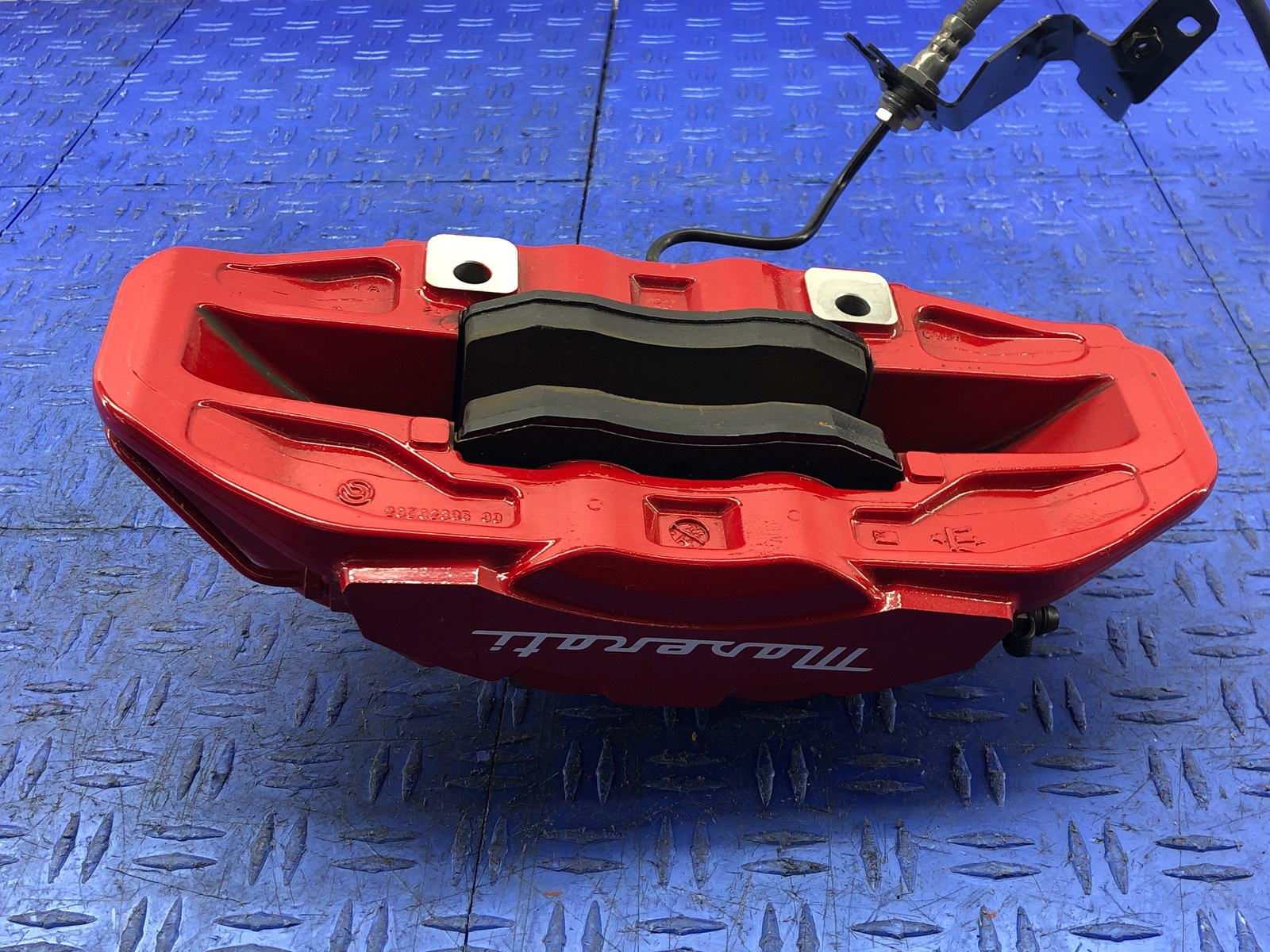2023 MASERATI GRECALE FRONT LEFT RED BREMBO 4 PISTON BRAKE CALIPER OEM