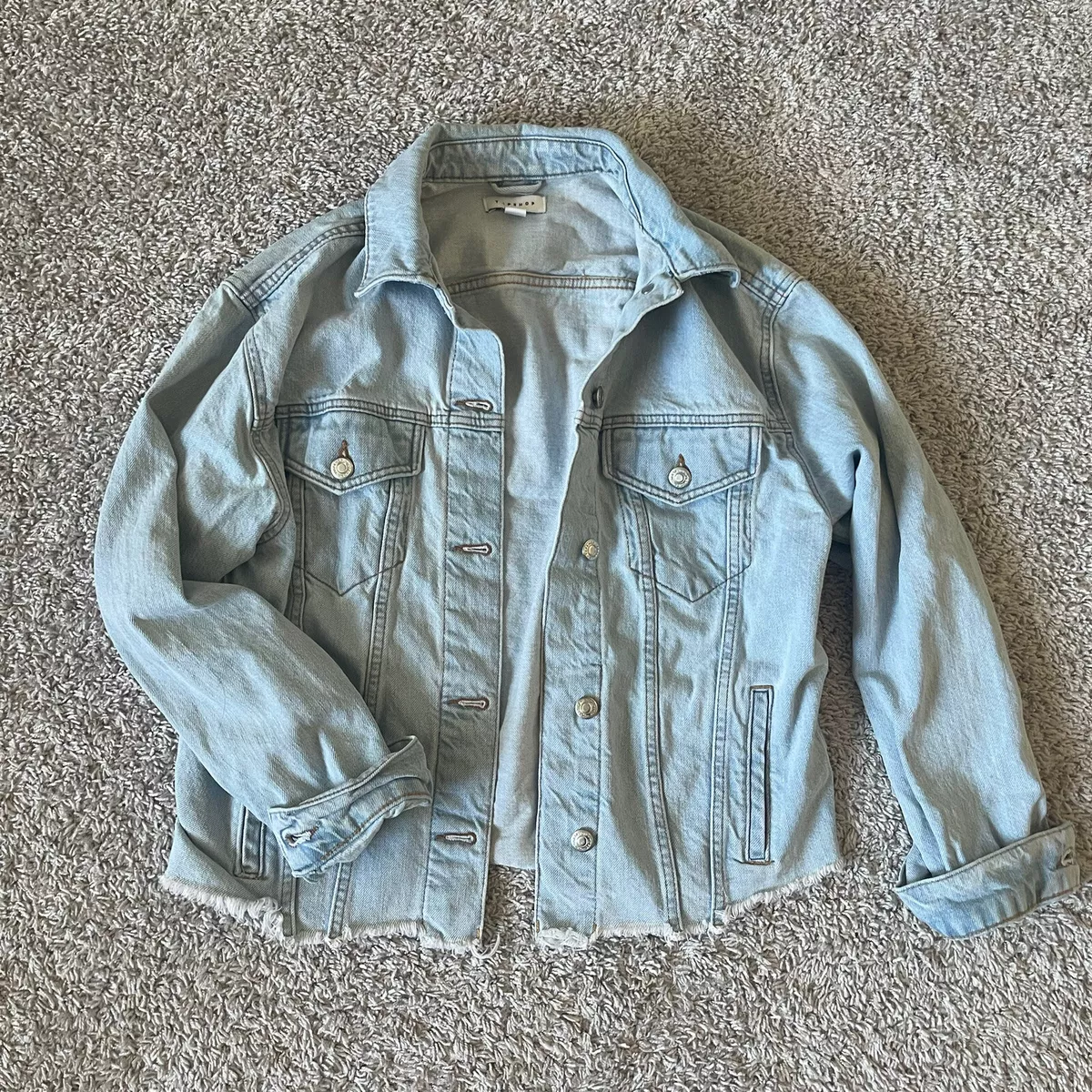 CUT OFF JEAN TRUCKER JACKET