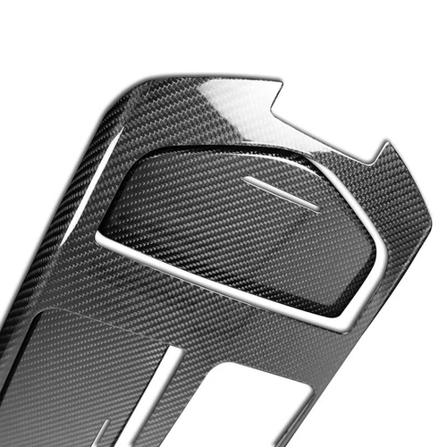 Dry Real Carbon Fiber Center Console Panel Cover Trim For Maserati Ghibli 13-16 - Bild 2 von 7