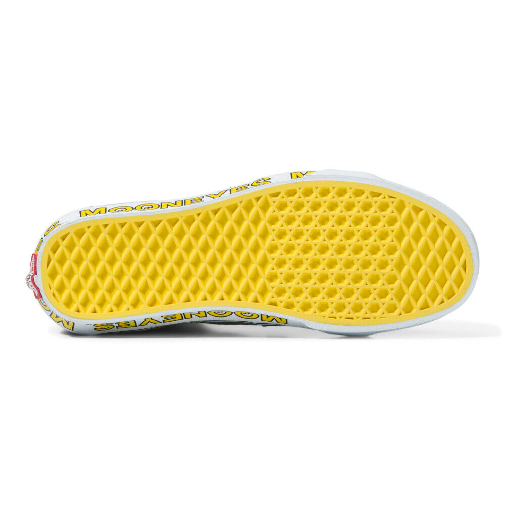 Vans Mooneyes SK8-Hi Skate Shoes Sneakers Black/Yellow VN0A5JMJY23 US 4-11