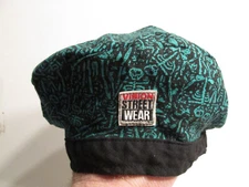 VINTAGE RARE 1980S VISION STREET WEAR MARK GATOR ROGOWSKI HAT BERET CAP SKELETON
