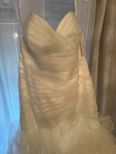 Size 20  David’s Bridal Wedding dress, off white , never worn