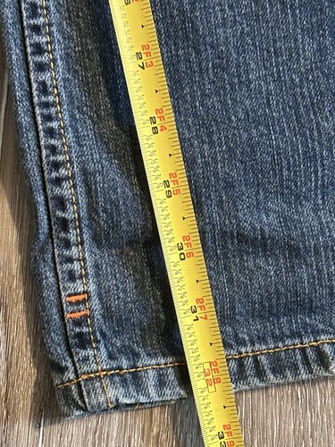 NWT Tommy Hilfiger Jeans Womens Size 8 Blue Denim Pants 32x32” Vintage 2002 - Afbeelding 19 van 24