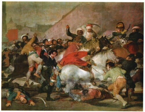 F0013 Francisco Goya, May 2, 1808, Era Print, 1968 Vintage Print | eBay