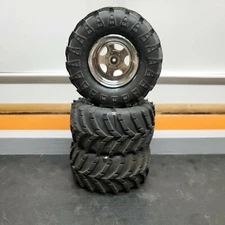 RARE PROLINE MASHER 2000 TIRES WITH INSERTS Glued to Rims