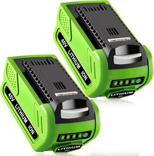 2PACK 6.0Ah Battery For Greenworks 40V G-MAX 29472 29462 29252 20202 Lithium-Ion