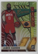 2019 Panini Donruss Optic Express Lane Lime Green Prizm 42/149 James Harden 05l9