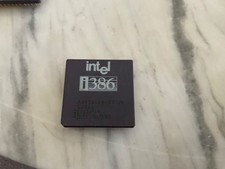 Intel 386DX-33Mhz Gold PGA Processor SX366 CPU i386 80386 386DX 386