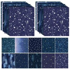 20 Pcs 18" x 21" Cotton Quilting Fat Quarters Fabric Bundles Fabric of The Un