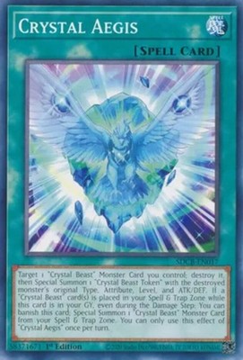 Yugioh! Crystal Aegis - SDCB-EN017 - Common - 1st Edition Near Mint, English