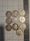 lot of 9  90% Silver Half Dollars + 1 40% Silver half