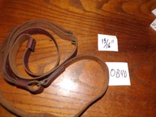 Vintage Hunter 1" brown leather M1907 style rifle sling