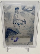 2023 Leaf Perfect Game Showcase Tyler Head Cyan Plate Auto 1/1 (F844)