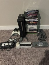 Xbox 360 S Console 150 GB HDD Bundle with 2 Controllers & 27 Games (Tested)