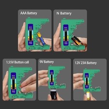 LCD Display Battery Monitors Tester Checker for Button Cell Batteries