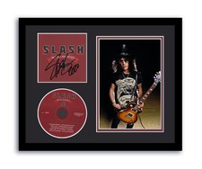 Slash Autographed Signed 11x14 Custom Framed CD Photo 4 Guns N' Roses ACOA