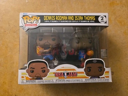Funko Pop! Vinyl: NBA Jam Basketball Dennis Rodman and Isiah Thomas 2-Pack