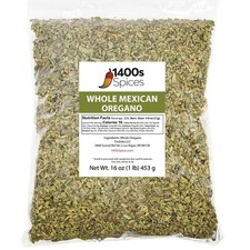 1lb Dried Mexican Oregano Food Service Size. Perfect for Taco Seasoning Tamal...