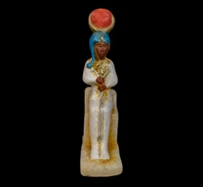 Ancient Egyptian Antiquities Rare Winged Isis Statue Goddess Of Love Egypt BC