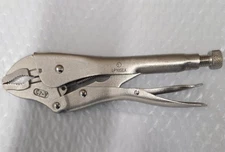 MATCO TOOLS "SILVER EAGLE" LP10SEA, CURVED JAW LOCKING PLIERS, 10" LONG.