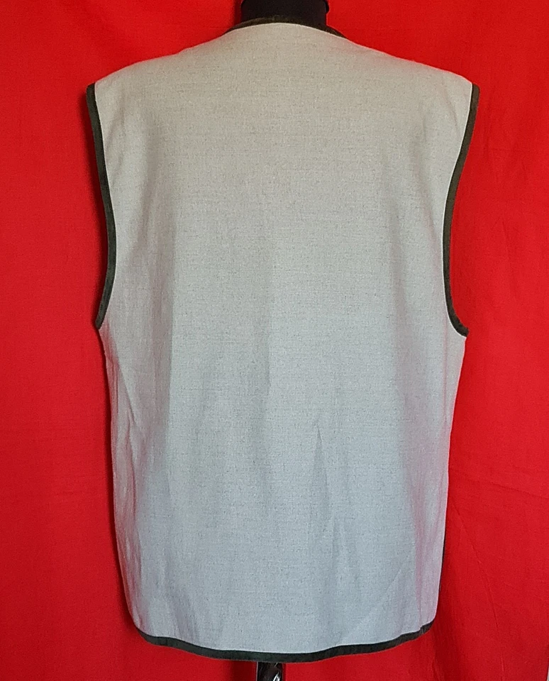 CHALECO VINTAGE DISTLER TRACHTEN OKTOBERFEST DIRNDL TIROL MARFIL MUJER: EE. UU. 12/UE 40 Foto 3 de 4