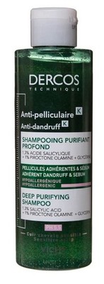 Vichy Dercos Anti Dandruff Exfoliating Shampoo Hair Repair Soothes Scalp 250 ml
