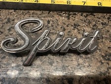 Vintage 70s 80s Amc Spirit Emblem Dash Interior Metal Chrome Original 3