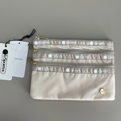Lesportsac x Chacott 3zipper Cosmetic NWT