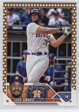 2023 Topps Complete Set Fanatics Exclusive Gold Star Jose Abreu José #630 14dq