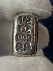 .999 Fine Silver 1/2 Oz. Hand Poured Ingot