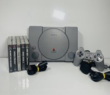 SONY PLAYSTATION 1 PS1 CONSOLE / Tested Working Plus Controller - 2 Free Games