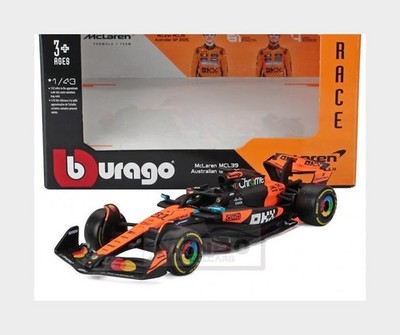 1:43 Burago Mclaren F1 Mcl39 #81 Oscar Piastri orange black BU38177-P Modell