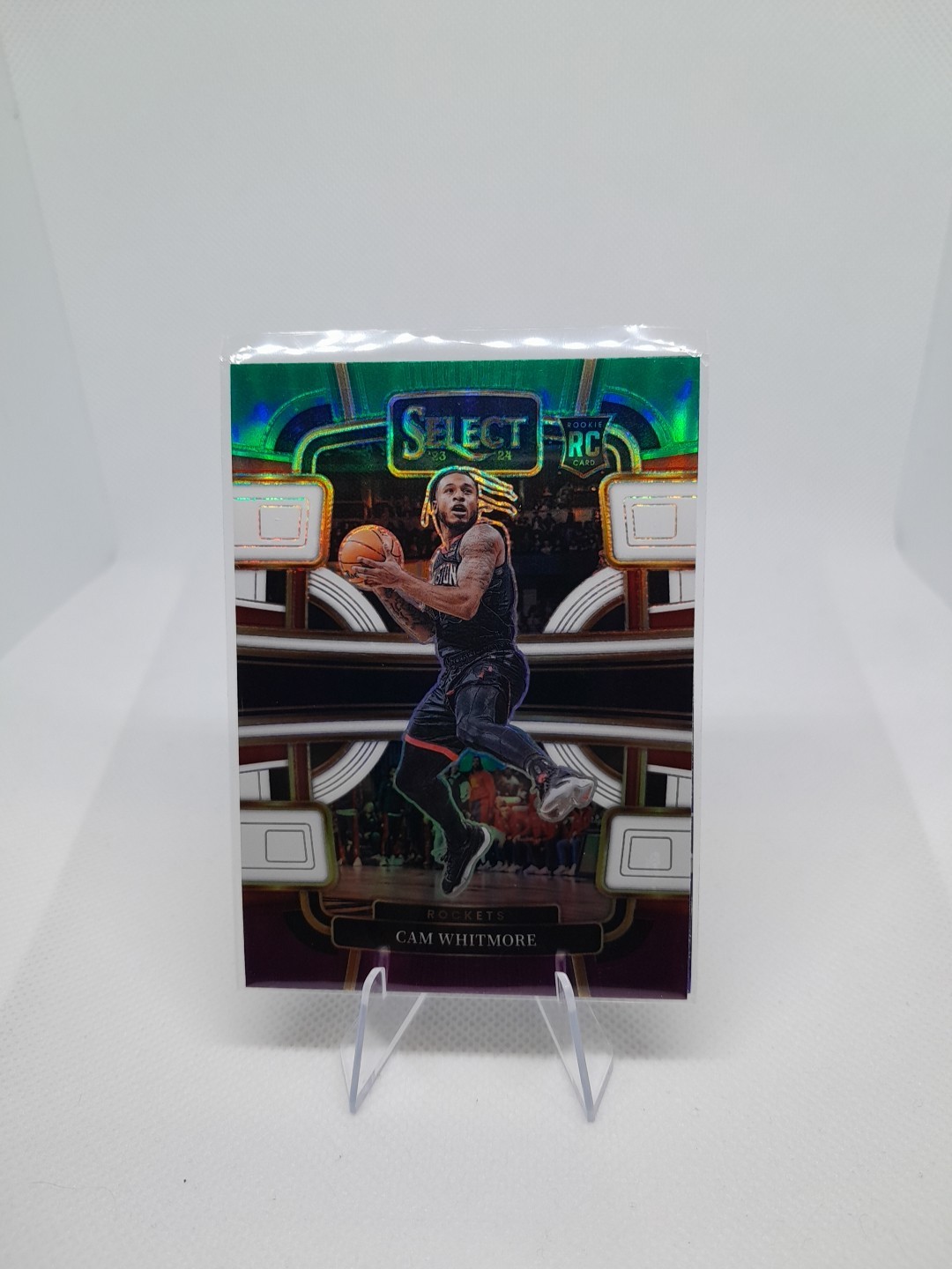 2023-24 Panini Select Cam Whitmore Green White Purple Prizm Concourse RC #69