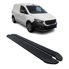 Trittbretter Seitenschweller für Mercedes Citan W420 L1 2021-2026 Alu Schwarz 2x Trittbretter Seitenschweller für Mercedes Citan W420 L1 2021-2026 Alu Schwarz 2x