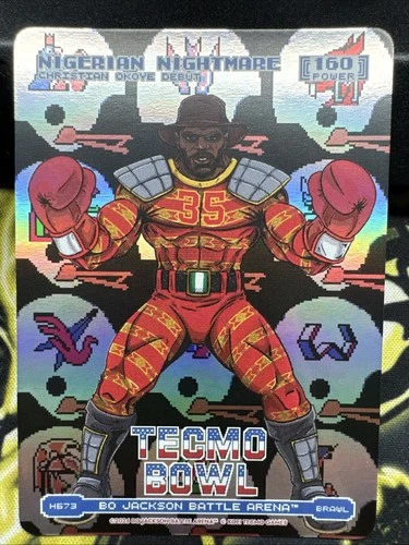 2026 Bo Jackson Battle Arena Tecmo Bowl Nigerian Nightmare Helmets Brawl H673