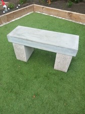 Handfinished Concrete Bench  For 2.