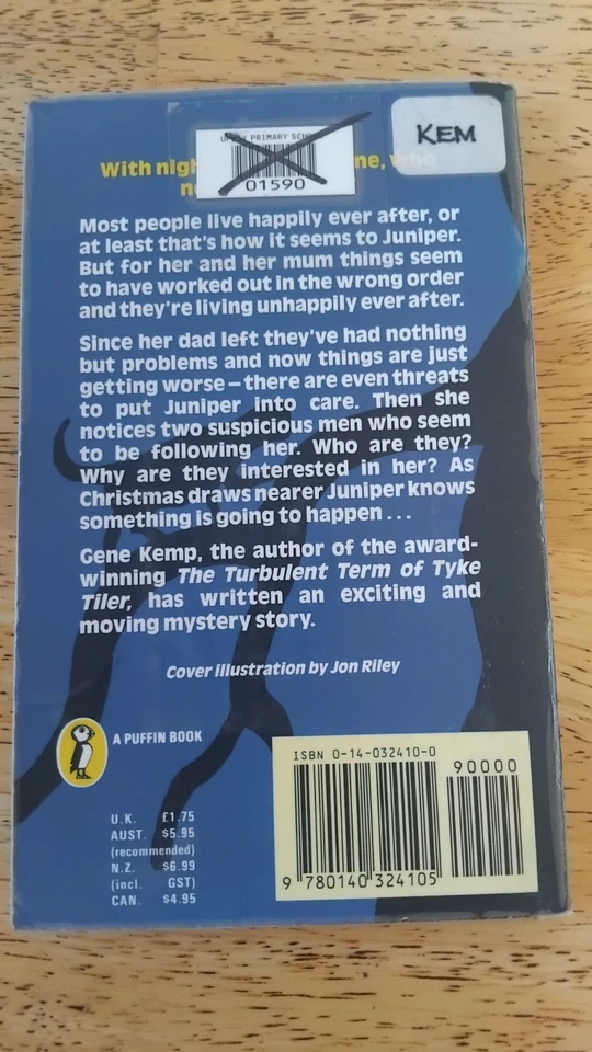 Juniper By Gene Kemp, Puffin Ex Library - Image 2 of 4