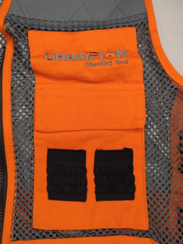 Chaleco de caza Champion Skeet Trap Shooting para hombre mediano grande acolchado malla brillante o Foto 4 de 4