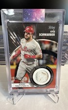 2024 Topps Series 2 - Rounding the Bases Relics Kyle Schwarber #RTB-KS Black /99