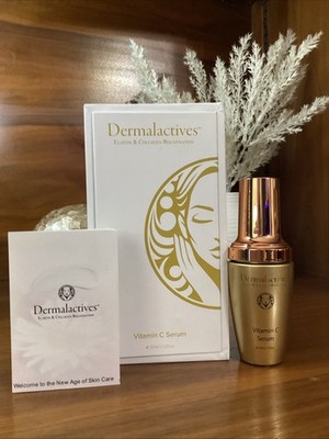 Face Serum Vitamin C Dermalactives W Retinal And Glyceryl 1.01oz / 30ml New
