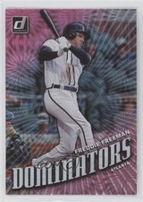 2019 Panini Donruss Dominators Pink Firework Freddie Freeman #D9 08jk