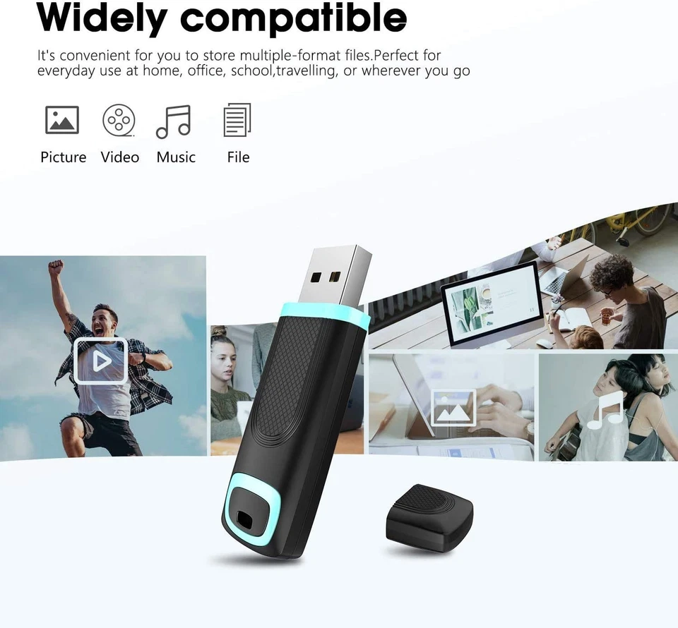 Chiavetta USB 3.0 128GB Vansuny Penna USB 128 GB con Indicatore LED Pen Drive - Immagine 4 di 4