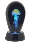 Vintage Murano Jellyfish Art Glass Paperweight Black with Aventurine Goldstone