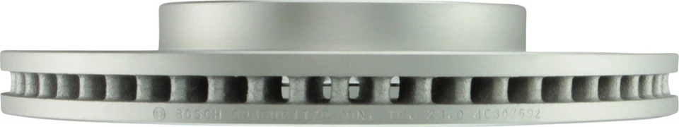 Дисковый тормоз ротор QuietCast Bosch 45011176 подходит 1988 Saab 9000 - Изображение 3 из 4