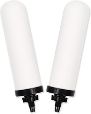 2 Pack 7'' Ceramic Water Filter Candle,7 Inch Water Filter Replacement Filters w